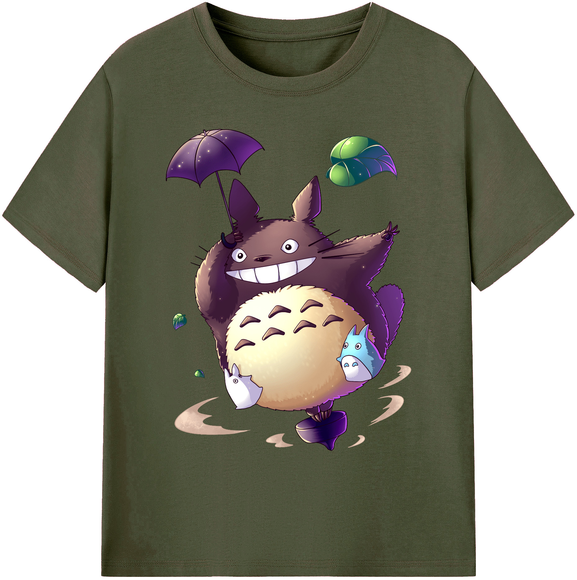 （画像用） となりのトトロ 草壁メイ 草壁サツキ My Neighbor Totoro Satsuki Kusakabe Mei Kusakabe 綿100％ メンズ半袖Tシャツ｜肌触りやわらか＆通気性
